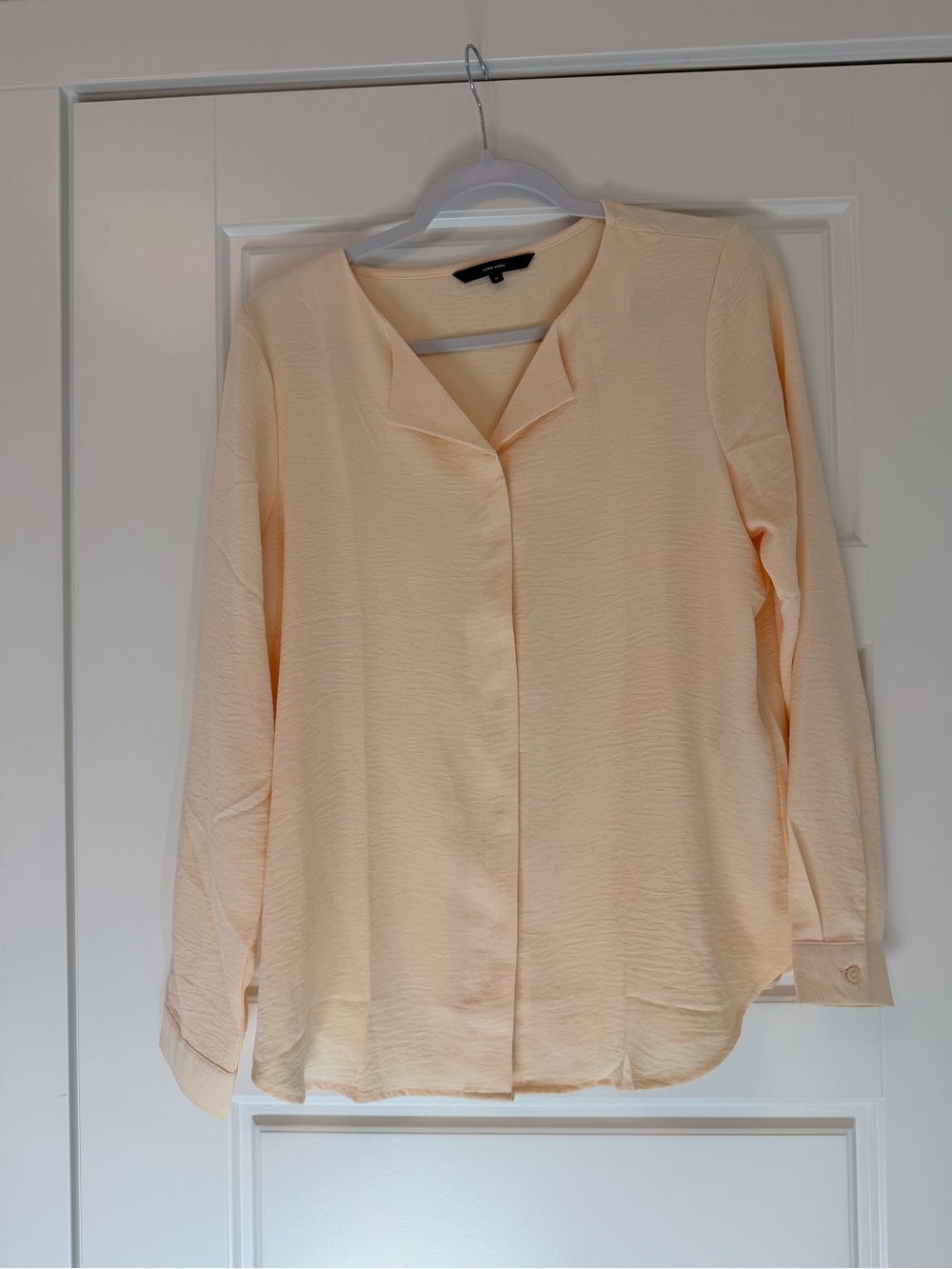 Vero Moda Peach Button-Down Long-Sleeve Blouse